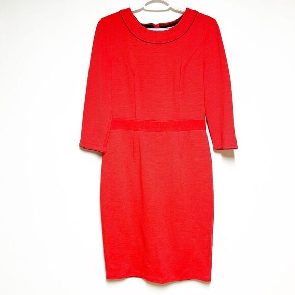 NWOT Boden Mia Ottoman Dress in Pop Peony Sz 8 - Picture 6 of 9